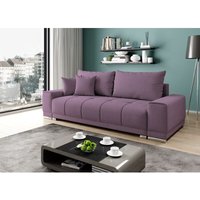 Sofa muschio 3-Sitzer Schlafsofa mit Schlaffunktion Bettkasten Couch OR64 - Furnix von FURNIX