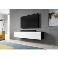 TV-Kommode Bargo 140 cm TV-Schrank mit LED-Beleuchtung Weiss old wood - Furnix TV-Kommode Bargo 140 cm TV-Schrank mit LED-Beleuchtung Weiss old wood - Furnix von FURNIX