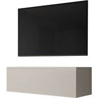 TV-Kommode barcello 100 cm Lowboard ohne LED-Beleuchtung Beige - Furnix von FURNIX