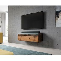 TV-Kommode bargo 100 cm Lowboard ohne led Old style wood - Furnix von FURNIX