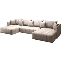 U-Form-Sofa avrel u Wohnzimmersofa mit Schlaffunktion und Bettkasten Beige EN01 - Furnix U-Form-Sofa avrel u Wohnzimmersofa mit Schlaffunktion und Bettkasten Beige EN01 - Furnix von FURNIX