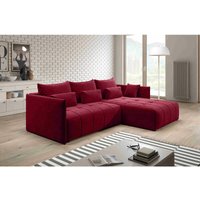 FURNIX Sofa YALTA Couch ausziehbar mit Bettkasten und Kissen Schlafsofa MH 59 von FURNIX