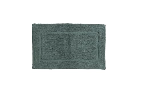 FURNLUX Badezimmerteppich, Grün, 60 x 90 x 1 cm, Baumwolle, Textil FURNLUX Badezimmerteppich, Grün, 60 x 90 x 1 cm, Baumwolle, Textil von FURNLUX