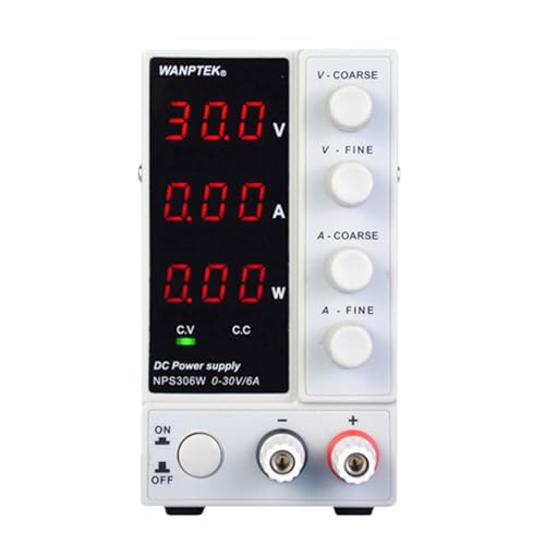 180W Labornetzteil Regelbar Labornetzgerät 30V 6A Variablen Schaltnetzteil Geregeltes Hochpräzises 3-Stelliges LED-Display NPS306W Labor DC-Stromversorgungen Spannung und Strom geregelt Wärmeableitung 180W Labornetzteil Regelbar Labornetzgerät 30V 6A Variablen Schaltnetzteil Geregeltes Hochpräzises 3-Stelliges LED-Display NPS306W Labor DC-Stromversorgungen Spannung und Strom geregelt Wärmeableitung von FUROMG