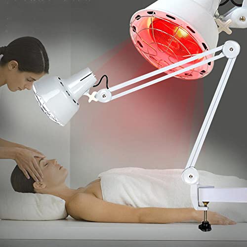 FUROMG 275W Infrarotlampe Wärmelampe Rotlicht Lampe Strahler Nfrarot Lampe Mit Clip Schmerzlinderung Lampe Physiotherapie Licht Gesundheit von FUROMG