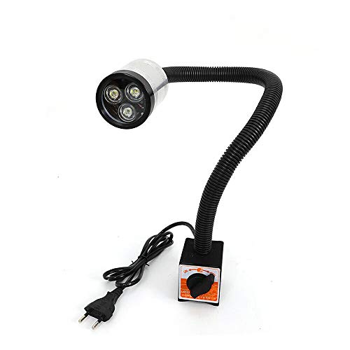 FUROMG 6W CNC Maschinenlampe Magnetische LED Arbeitsleuchte Flexibel Wasserdicht Lampe Schwanenhals 110V-220V von FUROMG