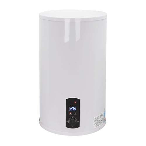 FUROMG Elektrospeicher Warmwasserspeicher 50L 80L 100L 120L Durchlauferhitzer Boiler Boiler LED-Bildschirm 220V 2KW Boiler Wasserboiler Warmwasserboiler (120L) von FUROMG