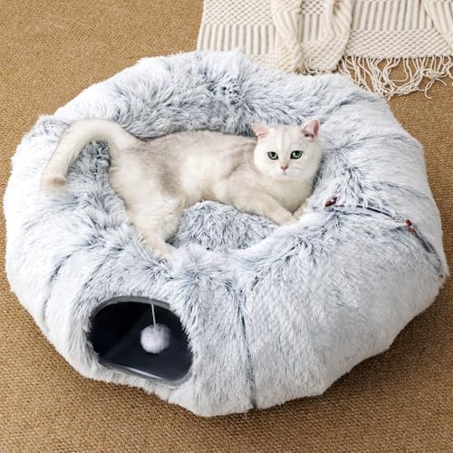 FURRYPAWS Katzentunnel XXL 3-in-1 für Katzen – 160cm Tunnel & Katzenbett, Verstellbar (S/C/Rund), Atmungsaktiv, Stabiler Metallrahmen, Klappbar, Ideal für Große Katzen & Kleintiere FURRYPAWS Katzentunnel XXL 3-in-1 für Katzen – 160cm Tunnel & Katzenbett, Verstellbar (S/C/Rund), Atmungsaktiv, Stabiler Metallrahmen, Klappbar, Ideal für Große Katzen & Kleintiere von FURRYPAWS