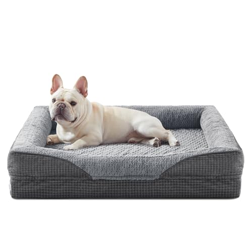 FURTIME Orthopädisches Hundebett Mittelgroße Hunde mit Eierschalen-Memory-Schaum, Abnehmbar und Waschbar, rutschfeste Hundekorb, Hochrand-Hundesofa, 71 * 58 * 17cm FURTIME Orthopädisches Hundebett Mittelgroße Hunde mit Eierschalen-Memory-Schaum, Abnehmbar und Waschbar, rutschfeste Hundekorb, Hochrand-Hundesofa, 71 * 58 * 17cm von FURTIME