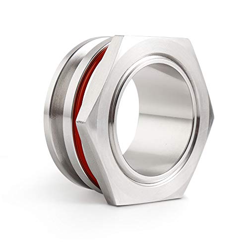 FURVOCHY 2" TC Bulkhead Compression Fitting Homebrew Weldless Bulkehad 304 Stainless Steel Homebrew Kettle Bulkhead (2‘’) von FURVOCHY
