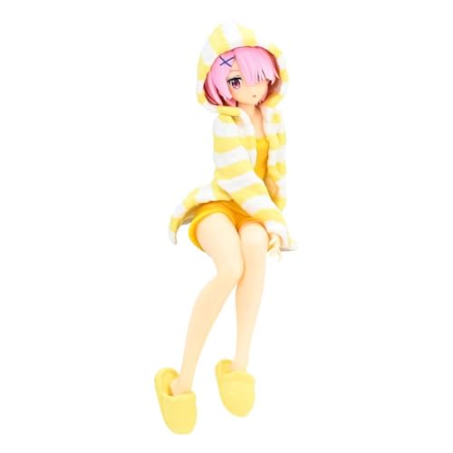 FURYU Re:Zero Noodle Stopper PVC Statue Ram Room Wear Yellow Color Ver. 14 cm von Furyu