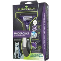 FURMINATOR Bürste »deShedding TOOL«, M/L Kurzhaar, für Katzen über 4,5 kg, lila von FURminator