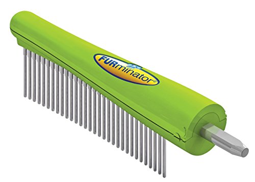 FURminator FURflex Finish-Kamm-Aufsatz, Fellpflege für Hunde mit langem, lockigem, seidigem oder drahtigem Fell von Furminator