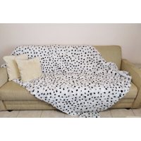 Rex Chinchilla Pelzdecke, Polka Dot Decke, Sofa Abdeckung, Echte Pelz Werfen Sessel, Seidig Werfen, Abdeckung Rex Chinchilla Pelzdecke, Polka Dot Decke, Sofa Abdeckung, Echte Pelz Werfen Sessel, Seidig Werfen, Abdeckung von FURryCreating