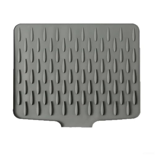 Silikon-Abtropfmatte, Arbeitsplattenschutz mit effektiver Wasserumleitung und rutschfestem Design von FUSHENGCHUANG