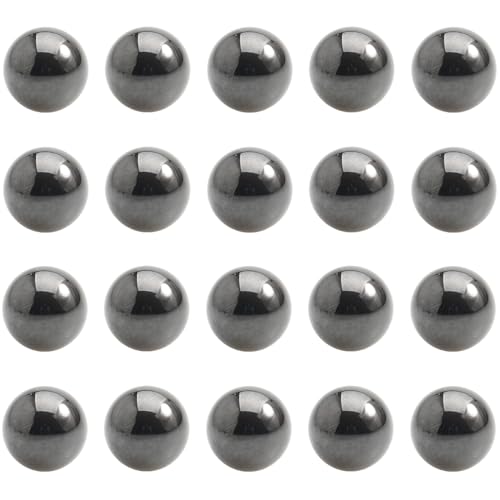 FUSHIBEARING 5mm G5 Präzisions-Keramik-Kugeln Si3N4 Siliziumnitrid-Keramik-Lagerkugeln (20 Stk.) von FUSHIBEARING