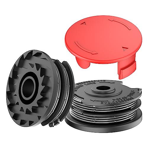 FUSHUI 2-teilige Ersatzspule und Abdeckung, F016L72438 Rasentrimmer-Spulenkappe, kompatibel mit Bosch Art 24 Rasentrimmer, Art 30, AdvancedGrassCut36, Art 30-36 LI, ART24+, ART27+, ART30 FUSHUI 2-teilige Ersatzspule und Abdeckung, F016L72438 Rasentrimmer-Spulenkappe, kompatibel mit Bosch Art 24 Rasentrimmer, Art 30, AdvancedGrassCut36, Art 30-36 LI, ART24+, ART27+, ART30 von FUSHUI
