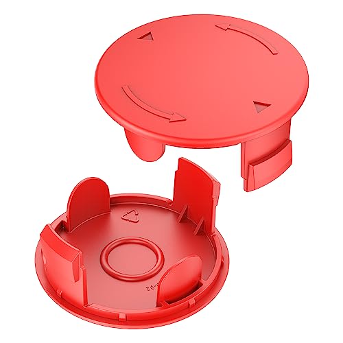 FUSHUI 2 Stück F016L72438 Rasentrimmer-Spulenkappe, Ersatz-Spulenabdeckung für Bosch Art 24, Art 27, Art 30, Rasentrimmer Advanced GrassCut36, Art 30-36 LI, ART24+, ART27+, ART30+ FUSHUI 2 Stück F016L72438 Rasentrimmer-Spulenkappe, Ersatz-Spulenabdeckung für Bosch Art 24, Art 27, Art 30, Rasentrimmer Advanced GrassCut36, Art 30-36 LI, ART24+, ART27+, ART30+ von FUSHUI