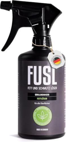 FUSL Fettlöser – Starke Fettentfernung perfekt für den Grill bei Verschmutzungen durch Fett, Eiweiß & Stärke – Vielseitig Einsetzbar auf Edelstahl, Aluminium und Kunststoff 500ml FUSL Fettlöser – Starke Fettentfernung perfekt für den Grill bei Verschmutzungen durch Fett, Eiweiß & Stärke – Vielseitig Einsetzbar auf Edelstahl, Aluminium und Kunststoff 500ml von FUSL