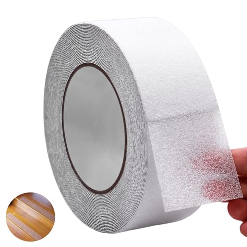 Antirutsch Klebeband Streifen mit Selbstklebend Transparent Wasserfest Treppe Stufen Band Anti Rutsch Streifen für Bodenbelag Innen-Und Außenbereich Antirutsch Klebeband Streifen mit Selbstklebend Transparent Wasserfest Treppe Stufen Band Anti Rutsch Streifen für Bodenbelag Innen-Und Außenbereich von FUSONGQINTANG