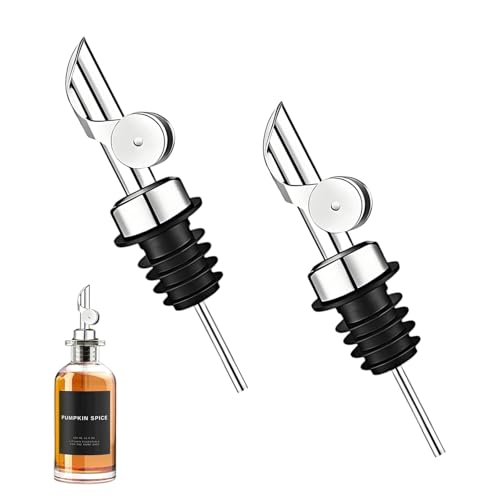 FUSONGQINTANG 2 Stück Olivenöl Ausgießer Flaschenausgießer Ölflasche Ausgießer für ölflaschen Für Öl,Fur Schnaps, Bars, Partys Und Zuhause Öl-Ausgießers FUSONGQINTANG 2 Stück Olivenöl Ausgießer Flaschenausgießer Ölflasche Ausgießer für ölflaschen Für Öl,Fur Schnaps, Bars, Partys Und Zuhause Öl-Ausgießers von FUSONGQINTANG