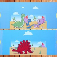 Oeko-Tex-Zertifizierter Stoff Mit Dinosaurier-Print Oeko-Tex-Zertifizierter Stoff Mit Dinosaurier-Print von FUTURCOMPOSE