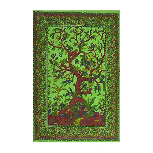 FUTURE HANDMADE Tapestry Colorful Wall Hanging Hippies Tapestry (Poster Size, Design P6) von FUTURE HANDMADE
