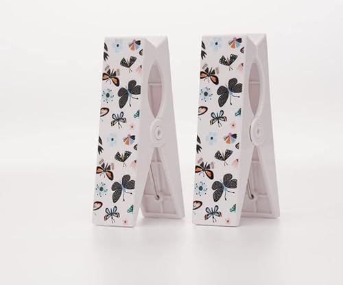 2 Stk Schmetterling Accessory Große Clips Sonne Strandtuch Wäscheklammern Strandliege Yacht Kinderwagen Zubehör Boot Camping Kite Segeln Surfing Turnhalle Küche Garten Geschenk Geburtstag Weichnachten von FUTURE OF FURNITURE
