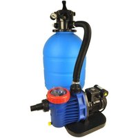 Filteranlage Set 400 ProAqua mit Praher 6-Wege-Ventil mit Filterbehälter Ø 400 mm komplett, Pumpe i-Plus 70 von FUTURE POOL