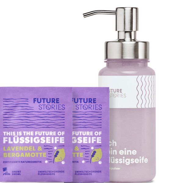 FUTURE STORIES Handseife - Flüssigseife Naturkosmetik 260 ml vers. Düfte von FUTURE STORIES