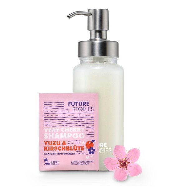 FUTURE STORIES Shampoo Hair Care - Yuzu & Kirschblüte von FUTURE STORIES
