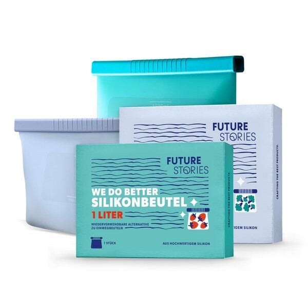 FUTURE STORIES Silikonbeutel - Starter Set 1L & 1,5L FUTURE STORIES Silikonbeutel - Starter Set 1L & 1,5L von FUTURE STORIES