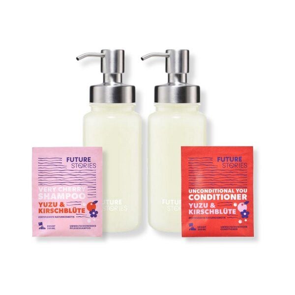 FUTURE STORIES Starter Set Hair Care Yuzu & Kirschblüte von FUTURE STORIES