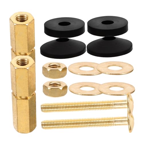FUTUREORYY 1 Satz Toilettentank Teile mit Dichtungsring Schrauben und Gasket für Toilettensitz Langlebig und Installieren für Wc Reparaturen von FUTUREORYY
