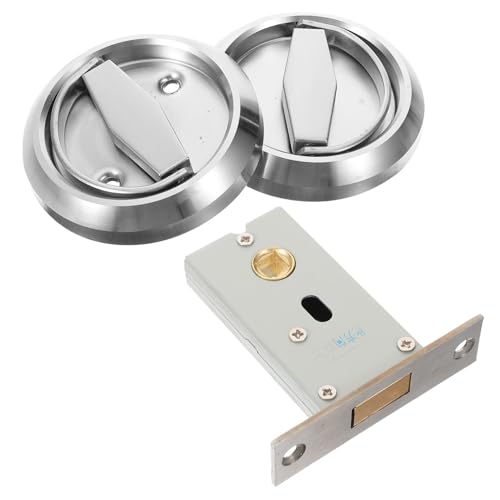 FUTUREORYY 1 Satz Versteckter Türgriff mit Schloss Rostfreier Stahl für Einseitige Doppelseitige Türen Elegante und Moderne Design für Wohn und Büroumgebungen FUTUREORYY 1 Satz Versteckter Türgriff mit Schloss Rostfreier Stahl für Einseitige Doppelseitige Türen Elegante und Moderne Design für Wohn und Büroumgebungen von FUTUREORYY