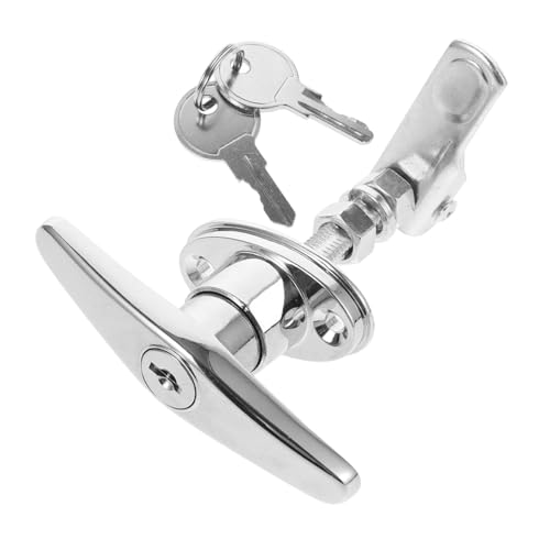 FUTUREORYY 1 Satz Zinklegierungs Schrankverschluss mit Schlüssel T Förmiger Handgriff Lock für Schränke Werkzeugkästen und Verbesserte und Langlebigkeit FUTUREORYY 1 Satz Zinklegierungs Schrankverschluss mit Schlüssel T Förmiger Handgriff Lock für Schränke Werkzeugkästen und Verbesserte und Langlebigkeit von FUTUREORYY