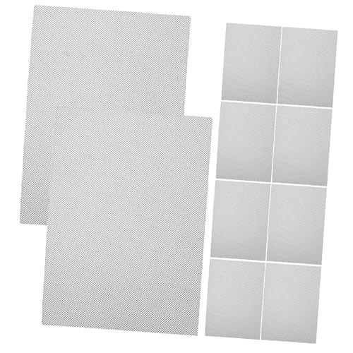 FUTUREORYY 10 Stück Teiliges Atmungsaktives Mesh-gewebe für Maskenaugen Leichte Schwarze Netzstoffplatten für DIY Tierkostüm-Masken Cosplay Rollenspiele und Kreative Bastelprojekte von FUTUREORYY