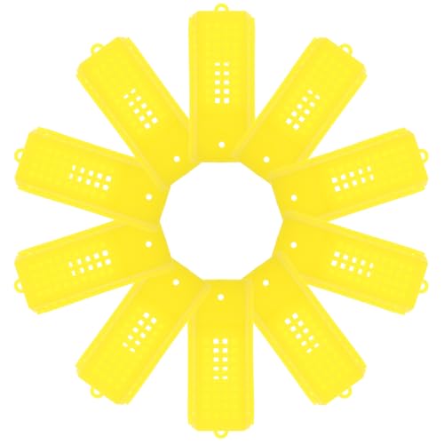 FUTUREORYY 10 Stück Teiliges Bienenkäfig Kunststoff Verlängerter Königinnenkäfig Praktisches Imkereizubehör für Bienenzucht Leicht zu Reinigen und Tragbar für Imker und Bienenaufzucht FUTUREORYY 10 Stück Teiliges Bienenkäfig Kunststoff Verlängerter Königinnenkäfig Praktisches Imkereizubehör für Bienenzucht Leicht zu Reinigen und Tragbar für Imker und Bienenaufzucht von FUTUREORYY