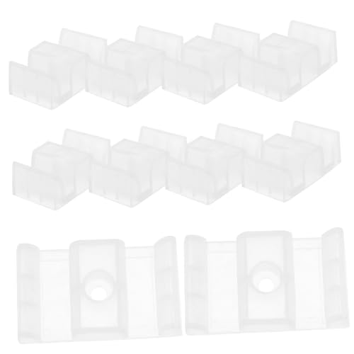 FUTUREORYY 10 Stück Teiliges Kunststoff Schiebetürdämpfer Duschkabinen Bodenführung Anti kollisionsschutz Rutschfest für Glasduschtüren Bad Zubehör Einfache Montage FUTUREORYY 10 Stück Teiliges Kunststoff Schiebetürdämpfer Duschkabinen Bodenführung Anti kollisionsschutz Rutschfest für Glasduschtüren Bad Zubehör Einfache Montage von FUTUREORYY