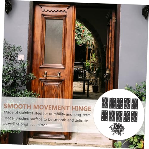 FUTUREORYY 10 Stück Teiliges Möbel Band Scharniere mit Löchern Rostgeschützte Scharniere für Schrank und Schmuckkästen Glatte Oberfläche Langlebig und Vielseitig Einsetzbar FUTUREORYY 10 Stück Teiliges Möbel Band Scharniere mit Löchern Rostgeschützte Scharniere für Schrank und Schmuckkästen Glatte Oberfläche Langlebig und Vielseitig Einsetzbar von FUTUREORYY