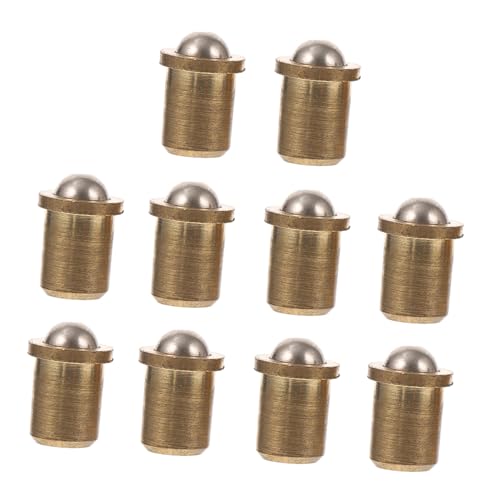 FUTUREORYY 10 Stück Teiliges Möbel türfeder kugelschnäpper Massivem Kupfer Langlebiger Schrankverschluss für Sanftes Schließen Geeignet für Kleiderschränke und Möbel mit Robustem Kugelriegel von FUTUREORYY