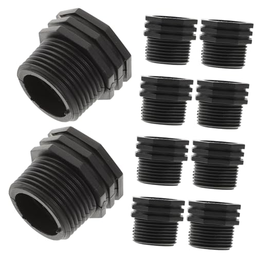 FUTUREORYY 10 Stück Teiliges PP Gewinderohr Adapterset Außengewinde Innengewinde Langlebiger Schlauchanschluss für Aquarien Regentonnen Gartentanks Präzise Passform UV Beständig FUTUREORYY 10 Stück Teiliges PP Gewinderohr Adapterset Außengewinde Innengewinde Langlebiger Schlauchanschluss für Aquarien Regentonnen Gartentanks Präzise Passform UV Beständig von FUTUREORYY