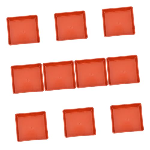 FUTUREORYY 10 Stück Teiliges Quadratische Blumentopf untersetzer aus Dickem Wasserfeste Pflanzenschalen für Balkon und Garten Robuste Pflanzenunterlagen gegen Auslaufen Einfache Reinigung FUTUREORYY 10 Stück Teiliges Quadratische Blumentopf untersetzer aus Dickem Wasserfeste Pflanzenschalen für Balkon und Garten Robuste Pflanzenunterlagen gegen Auslaufen Einfache Reinigung von FUTUREORYY