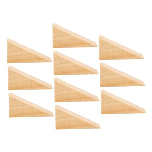 FUTUREORYY 10 Stück Teiliges Türkeile aus Massivem Holz Rutschfest mit Diagonalprofil für Erhöhte Haftung Vielseitig Einsetzbar für Schwere Türen in Schlafzimmer Büro Fliesen Teppich von FUTUREORYY