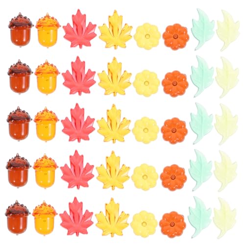 FUTUREORYY 100 Stück Herbst Vase Füller Set mit Realistischen Mini Kürbissen Eicheln und Ahornblättern Herbstliche Dekoration für Erntedankfest Tischdeko DIY Basteln Wiederverwendbar und FUTUREORYY 100 Stück Herbst Vase Füller Set mit Realistischen Mini Kürbissen Eicheln und Ahornblättern Herbstliche Dekoration für Erntedankfest Tischdeko DIY Basteln Wiederverwendbar und von FUTUREORYY