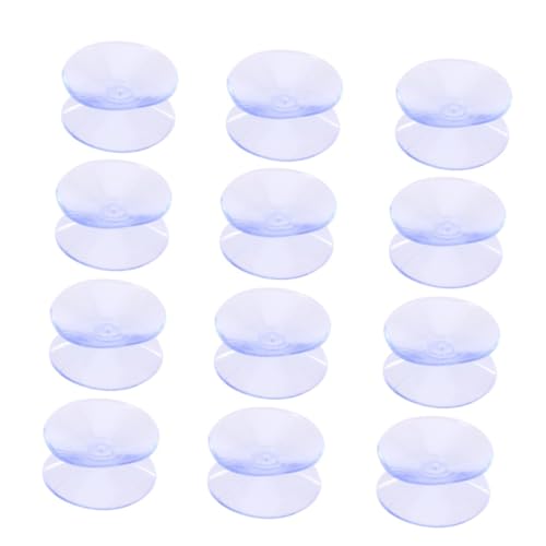 FUTUREORYY 12 Stück Antirutschmatten Doppelseitige Pads Anti Rutsch Pads Für Möbel Transparente Saugnäpfe Für Glas Anti Rutsch Saugnapf Gummipads Für Glas Saugnäpfe von FUTUREORYY