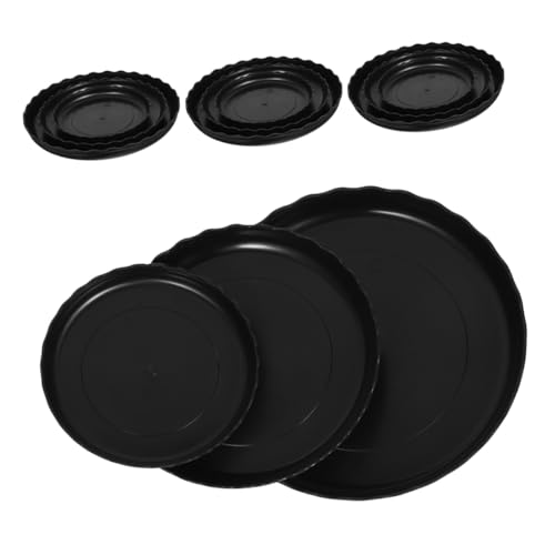 FUTUREORYY 12 Stück Teiliges Runde Pflanzuntersetzer aus Leichtem Kunststoff Wasserfeste Blumentopf-Saucer mit Wellenrand Effiziente Wasserauffangschale für Innen Außenbereich Fördert FUTUREORYY 12 Stück Teiliges Runde Pflanzuntersetzer aus Leichtem Kunststoff Wasserfeste Blumentopf-Saucer mit Wellenrand Effiziente Wasserauffangschale für Innen Außenbereich Fördert von FUTUREORYY