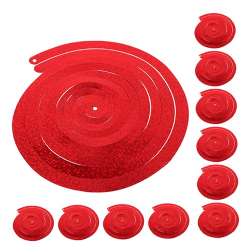 FUTUREORYY 12 Stück Teiliges Spiral Party Deko aus Pet Bunte Deckenhänger für Geburtstagsdeko Hochzeiten Graduationsfeiern Karnevalsdeko Aufhängen Wiederverwendbar und Elegant FUTUREORYY 12 Stück Teiliges Spiral Party Deko aus Pet Bunte Deckenhänger für Geburtstagsdeko Hochzeiten Graduationsfeiern Karnevalsdeko Aufhängen Wiederverwendbar und Elegant von FUTUREORYY