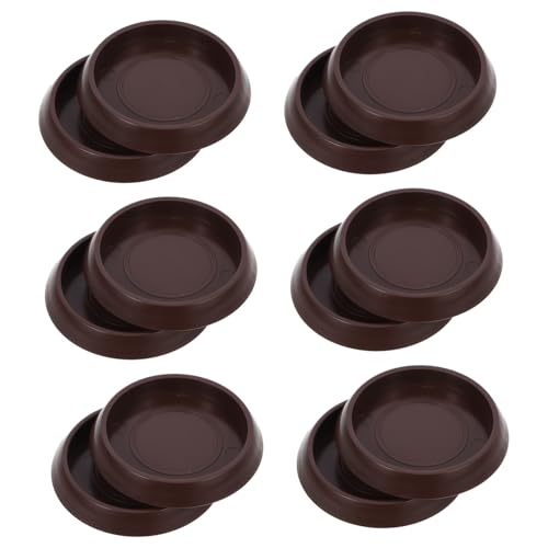 FUTUREORYY 12 Stück Teiliges rutschfeste Möbelrollenauflagen aus Gummi Runde Rutsch Möbeluntersetzer für Teppich und Holzböden Schutz vor Kratzern und Beschädigungen Langlebig und FUTUREORYY 12 Stück Teiliges rutschfeste Möbelrollenauflagen aus Gummi Runde Rutsch Möbeluntersetzer für Teppich und Holzböden Schutz vor Kratzern und Beschädigungen Langlebig und von FUTUREORYY