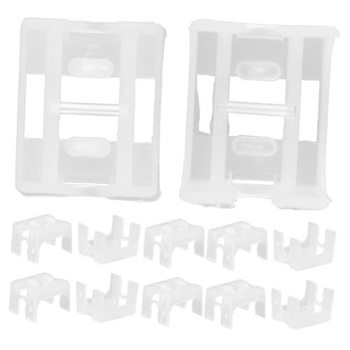 FUTUREORYY 15 Stück Teiliges Jalousien Befestigungshalterungen für Lamellen Robustes Material Sicherer Halt für Gardinenzüge Vielseitig Kompatibel mit Vorhangstangen und Ersatzteilen von FUTUREORYY